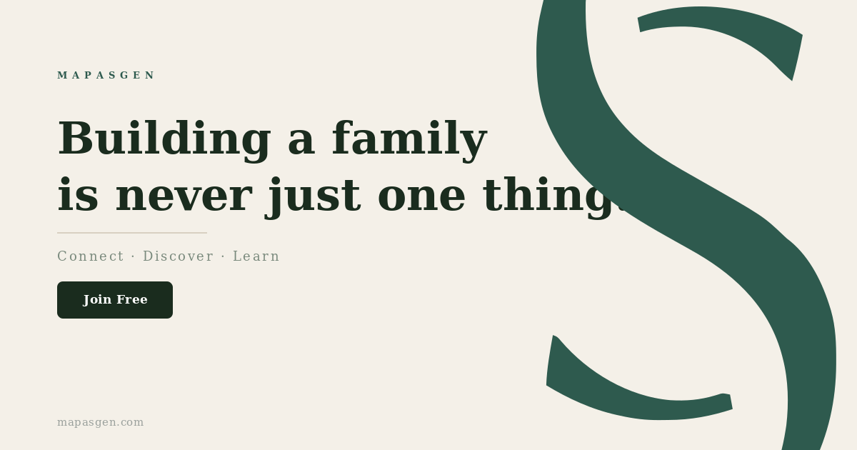 MAPASGEN — Co-Parenting, Genetics & Genealogy Platform